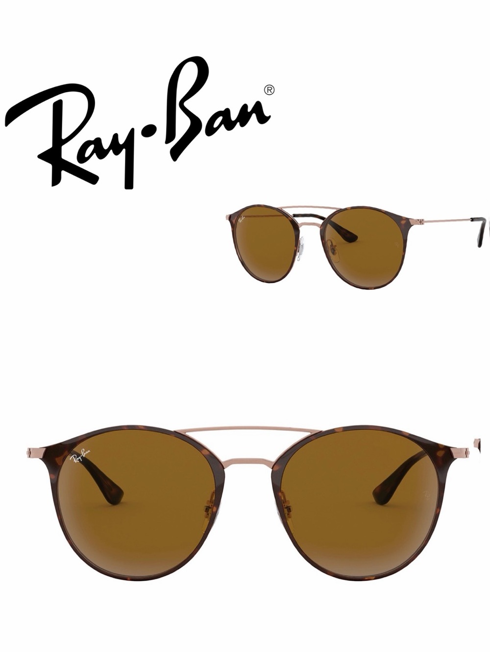 RAY-BAN SUNGLASSES. RB3546 Havana Frame